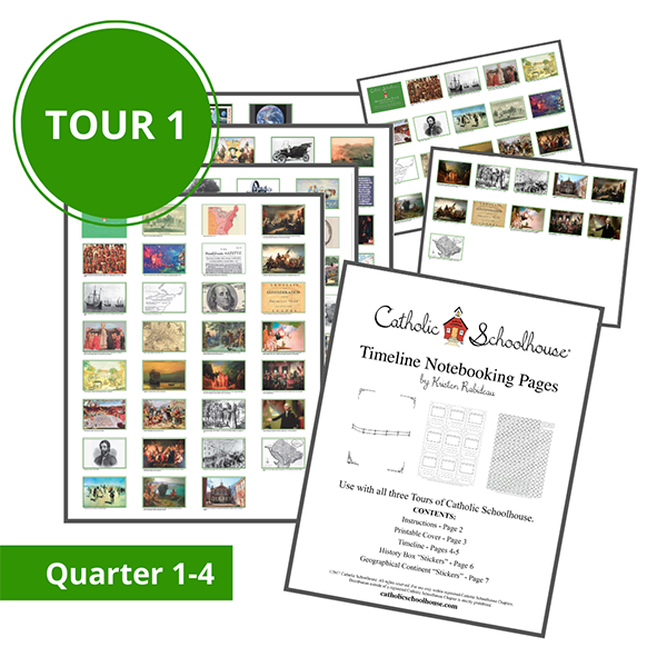 New Printable Resources Available for Catholic Schoolhouse Tour 1