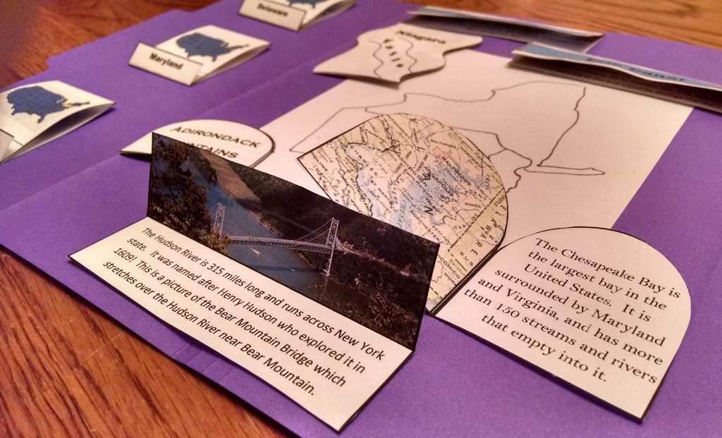 Mid-Atlantic States Lapbook Part 2