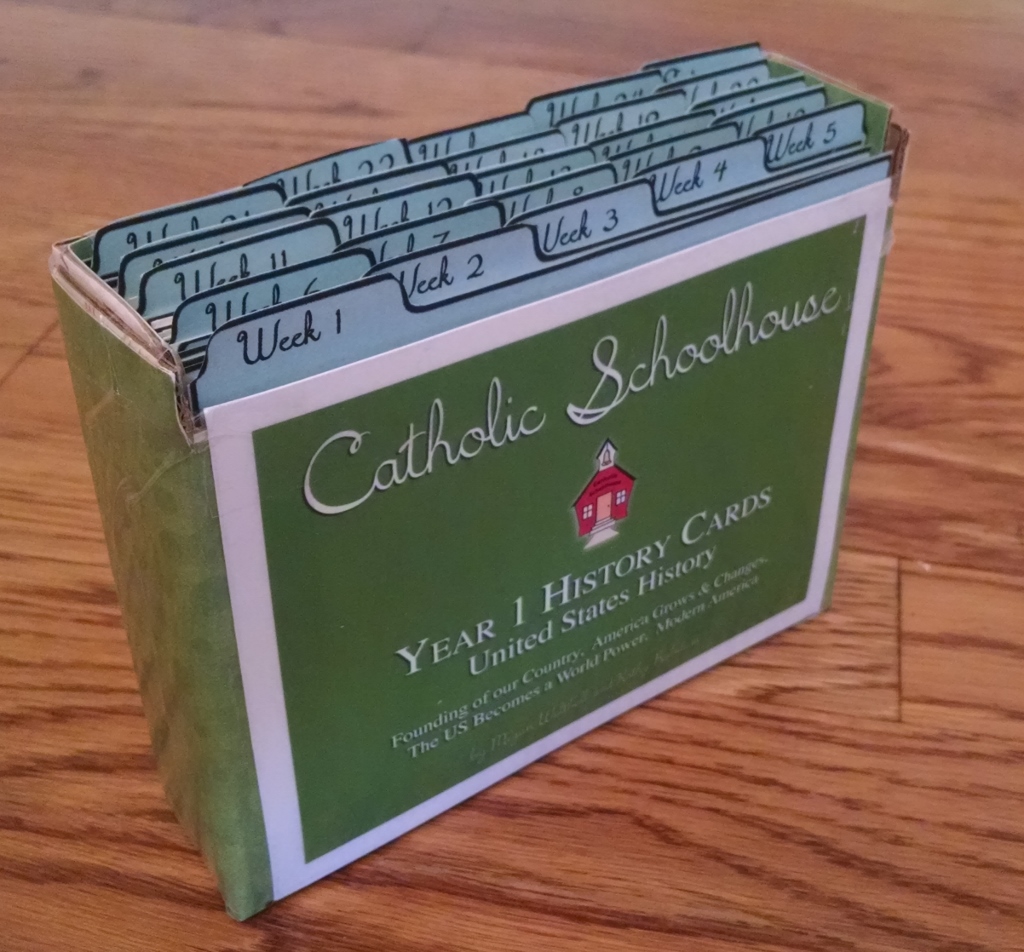 Catholic Schoolhouse- Fix your History-Card-Chaos!