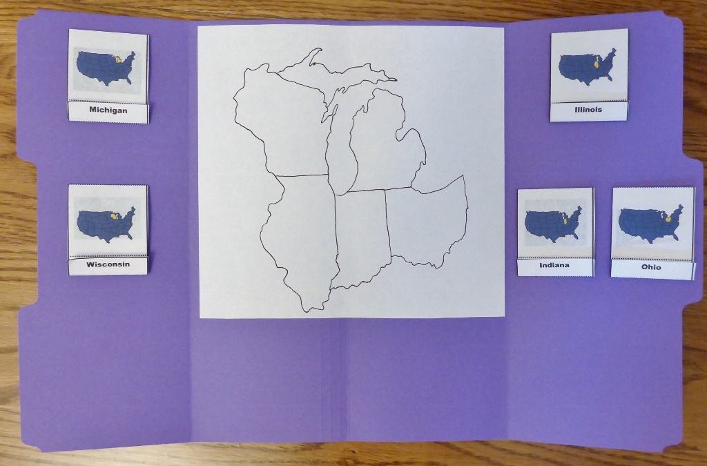 Great Lakes States Lapbook Part 1