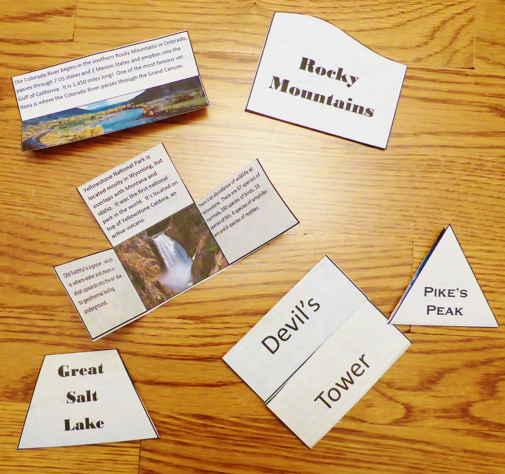 Rocky Mountain States Lapbook Part 2