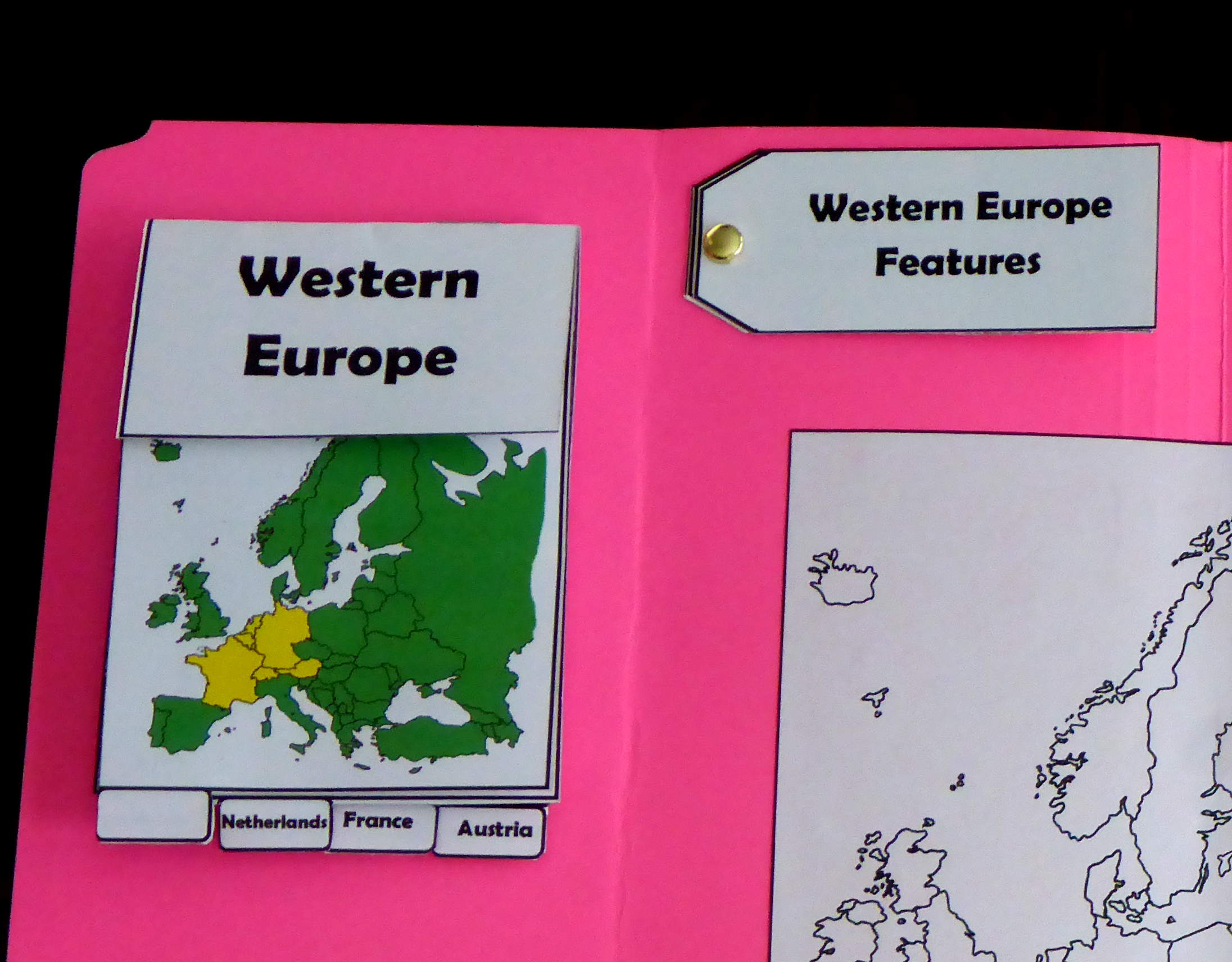 Tour II Geography Europe Lapbook Catholic Schoolhouse